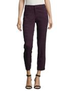 Lord & Taylor Textured Ankle Pants