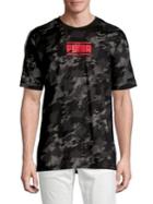 Puma Camo-printed Logo Tee