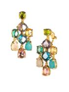 Carolee Malibu Dreams Crystal Chandelier Clip-on Earrings