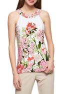 Tommy Hilfiger Floral-print Sleeveless Top