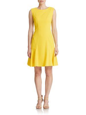 Betsey Johnson Textured Drop Waist Dress
