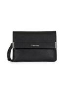 Calvin Klein Raelyn Leather Shoulder Bag
