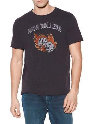 John Varvatos Cotton High Rollers Tee