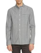 Kenneth Cole New York Plaid Button-front Slim-fit Shirt