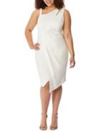Rebel Wilson X Angels Plus Asymmetrical Cutout Dress