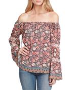 Jessica Simpson Neeru Off-shoulder Floral Top