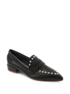 Kensie Iori Studded Faux-leather Loafers