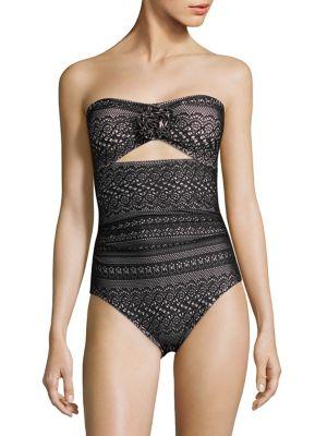 Kate Spade New York One-piece Cutout Lace Swimsuit