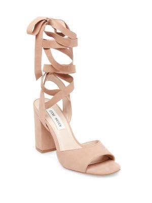 Steve Madden Kenny Lace-up Suede Dress Sandals