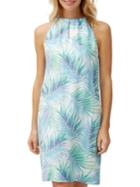 Tommy Bahama Leinani Leaves Linen Halter Dress