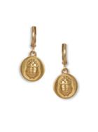 Vince Camuto Charmed Pieces Scarab Drop Earrings