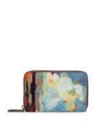 Vida Printed Leather Zip-around Wallet