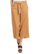 Donna Karan New York Desert Linen Cropped Pants