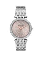 Michael Kors Darci Stainless Steel Pave Crystal Bracelet Watch