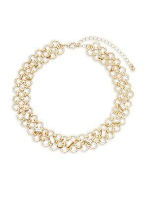 Design Lab Goldtone Circle Link Necklace