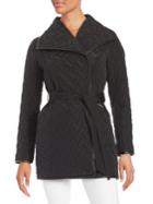 Cole Haan Signature Quilted Wrap Coat