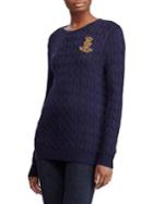 Lauren Ralph Lauren Crest Cable Sweater