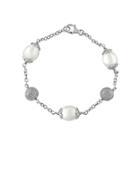 Effy 10mm White Pearl And Sterling Silver Bracelet