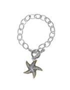 Effy Balissima 18k Yellow Gold And Sterling Silver Starfish Bracelet