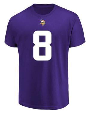 Majestic Kirk Cousins Minnesota Vikings Nfl Eligible Receiver Iii Cotton Tee