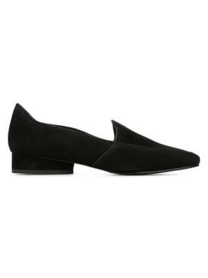 Donald J Pliner Icon Suede Saddle Loafers