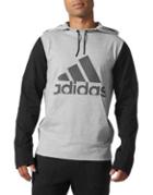 Adidas Sporty Jersey Hooded Sweatshirt