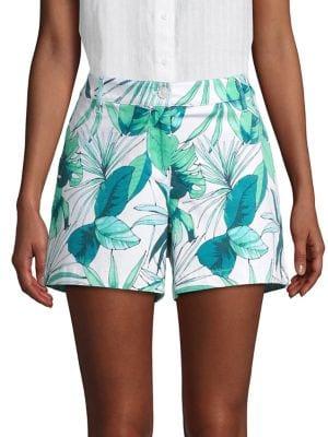 Tommy Bahama Cabana Printed Cotton Blend Shorts