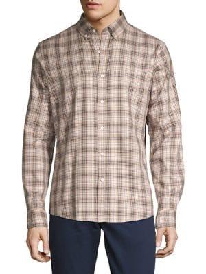 Michael Kors Slim-fit Toby Checkered Shirt