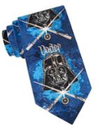 Star Wars Darth Vader Stencil Tie