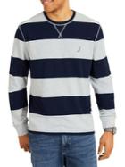 Nautica Long Sleeve Rugby Stripe Crewneck Sweater