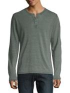 Lucky Brand Sueded Burnout Pullover