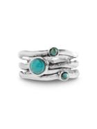 Lord & Taylor Stackable Round Bezel Ring