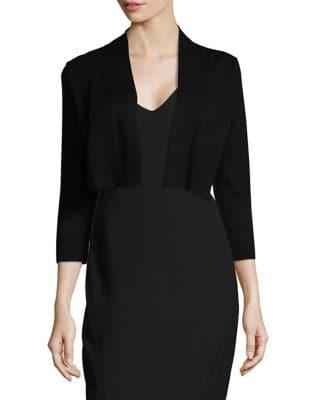 Calvin Klein Petite Open Front Cropped Cardigan