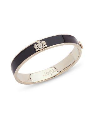 Lauren Ralph Lauren Crystal Jet Crest Bracelet