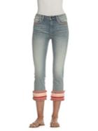 Driftwood Straight-leg Cropped Jeans