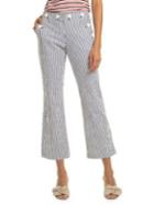 Trina Turk Lyric Theater Striped Cropped Pants