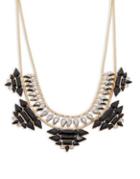 Design Lab Lord & Taylor Faceted Collar Necklace