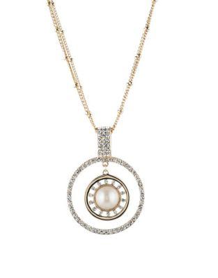 Carolee Majestic Pearl Pendant Necklace