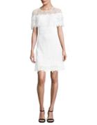 Kobi Halperin Vivi Lace Cape Dress