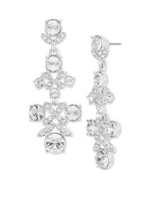 Givenchy Crystal-embellished Linear Drop Earrings