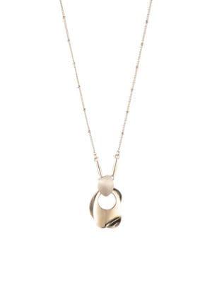 Carolee Goldplated Layered Disc Pendant Necklace