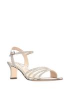 Nina Nelena Rhinestone Low Heel Sandals