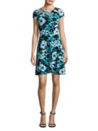 Michael Michael Kors Petite Springtime Floral A-line Dress