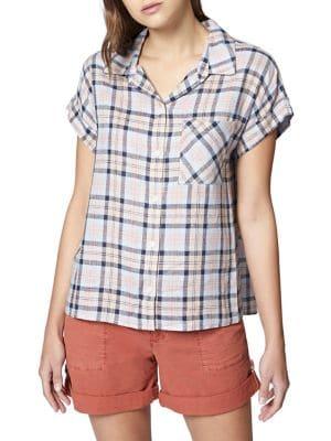 Sanctuary Mod Short-sleeve Boyfriend Shirt