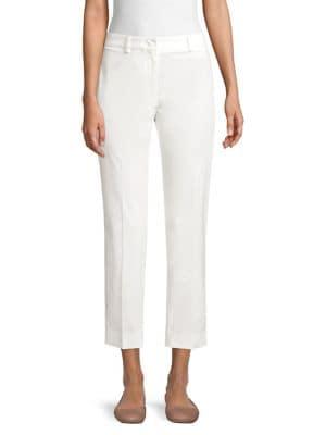 Weekend Max Mara Alibi Stretch-cotton Ankle Pants