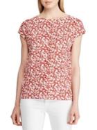 Lauren Ralph Lauren Floral Printed Cotton Top