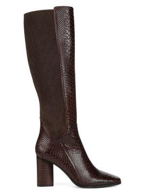 Donald J Pliner Gell Python-printed Leather Boots