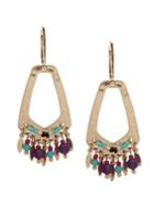 Lonna & Lilly Goldtone Beaded Open Drop Earrings