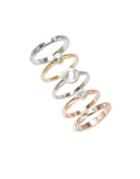 Design Lab Lord & Taylor Five-piece Crystal Ring Set