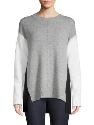 Ply Cashmere Colorblock Cashmere Sweater